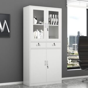 2-Door Metallic Office Filing Cabinet – Shine office furniture