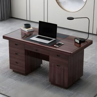 4-drawers filing cabinet, ergonomic seat, 4-way office workstation, orthopedic office seat, adjustable electric table