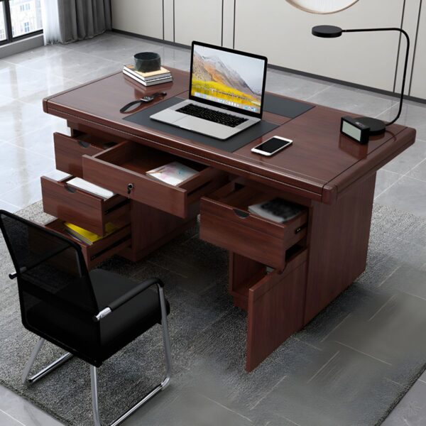 4-drawers filing cabinet, ergonomic seat, 4-way office workstation, orthopedic office seat, adjustable electric table