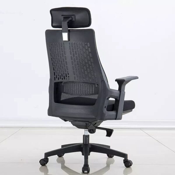 mid back office seat, studying desk, full glass filing cabinet, black foldable office seat,