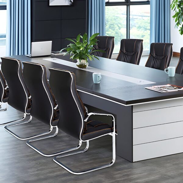 3.5m boardroom table, mahogany coat hanger, 4-way office workstation, orthopedic office seat, ergonomic office seat, coffee table,9-lockers filing cabinet