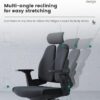 directors office seat, advanced office desk, reclining office seat, 2-way office workstation