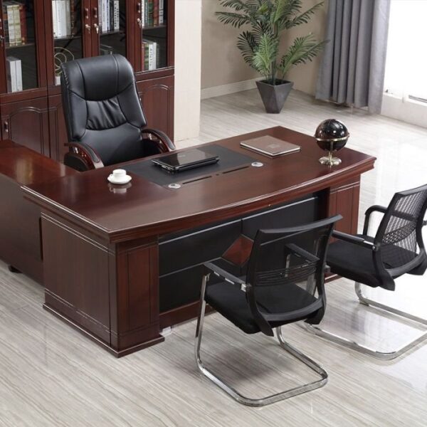 3-door office filing cabinet, round office conference table, wooden credenza, 9-lockers filing cabinet