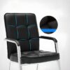 round conference table, orthopedic office seat, 2-door wooden cabinet, executive office desk, 1.6m reception desk, eames office seat, 1-way office workstation