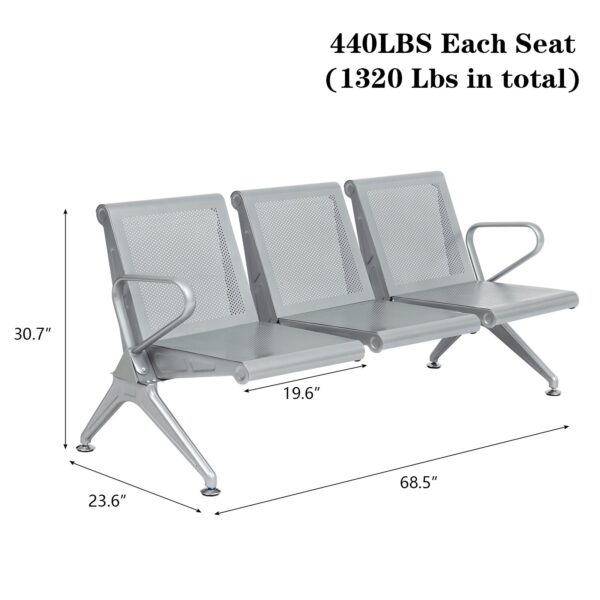 1-way office workstation, mahogany coat hanger, ergonomic office seat, 3-door wooden credenza, round conference table, 5-seater waiting sofa