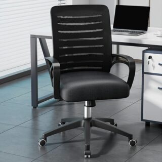 orthopedic office seat, ergonomic office seat, 2-door filing cabinet, 1.6m advanced office desk