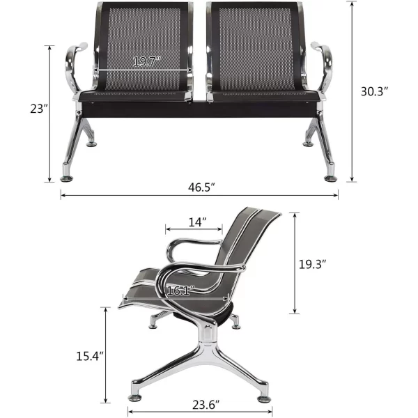 4-way curved office workstation, dual orthopedic office seat, directors seat, 2-door filing cabinet, reception desk, mahogany coast hanger, reclining office seat