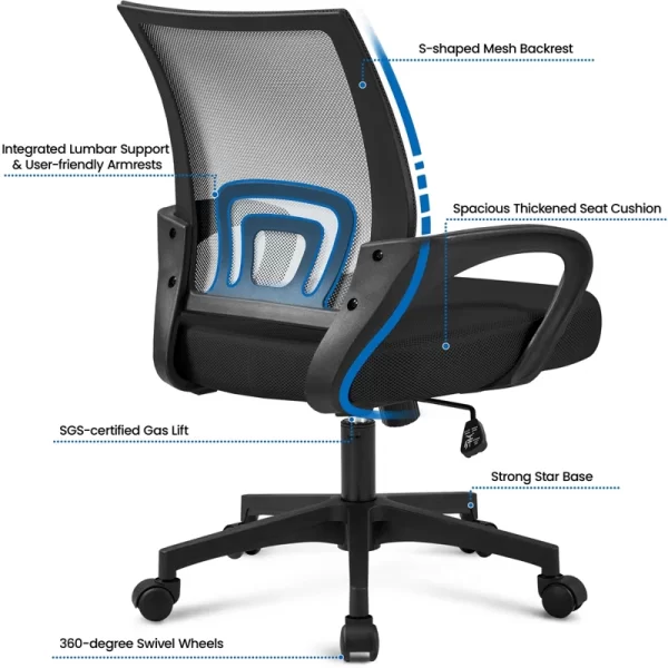 ergonomic office seat, adjustable office seat, advanced office desk, 1-way office workstation, foldable training table