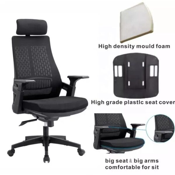 reclining office seat, 1800mm advanced office desk, 1600mm executive office desk, dual orthopedic office seat