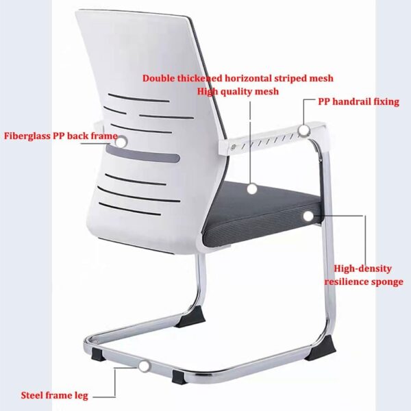 1-way office workstation, conference seat, 2400mm office boardroom table, 3-door wooden filing cabinet, clerical office seat, dual orthopedic seat