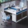 headrest office seat, 2-door wooden credenza, secretarial office seat, 6-lockers filing cabinet, mahogany coat hanger, 4-way office workstation, 5-seater waiting sofa