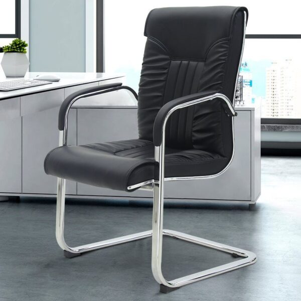 ergonomic office seat, orthopedic office seat, round dinning table, 4-way office workstation, 2-door wooden credenza, adjustable electric table, 2-way curved workstation, 5-seater waiting sofa