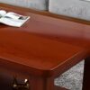 ergonomic office seat, orthopedic office seat, round dinning table, 4-way office workstation, 2-door wooden credenza, adjustable electric table, 2-way curved workstation, 5-seater waiting sofa