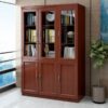 clerical office seat, 2-door wooden credenza, 3-link office waiting bench, minimalistic table, dual orthopedic office, strong mesh office seat