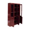 clerical office seat, 2-door wooden credenza, 3-link office waiting bench, minimalistic table, dual orthopedic office, strong mesh office seat