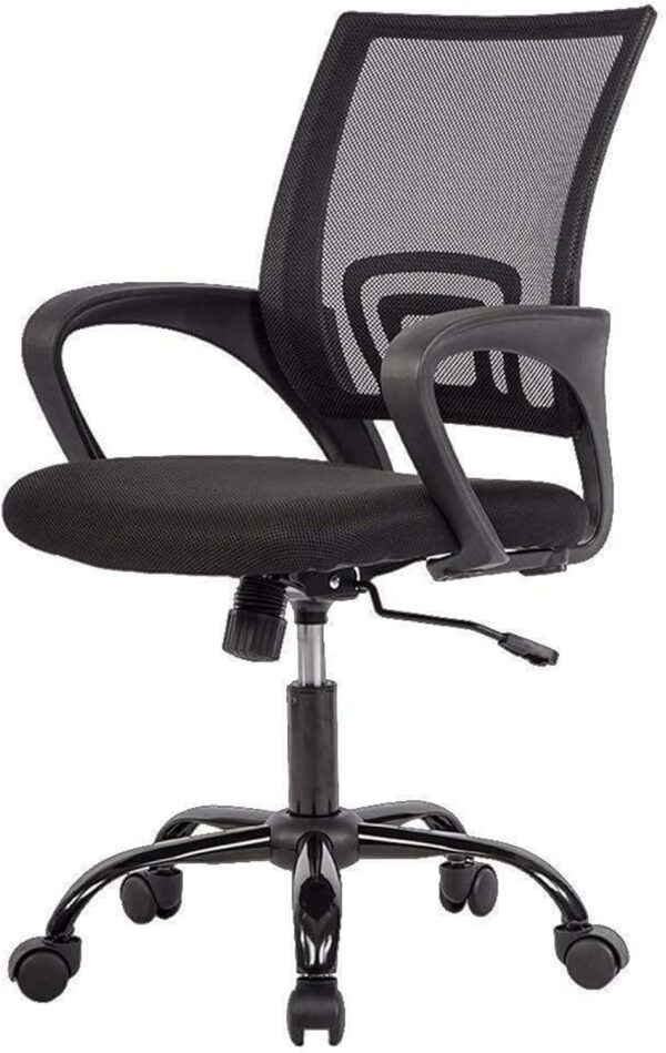 ergonomic office seat, orthopedic office seat, round dinning table, 4-way office workstation, 2-door wooden credenza, adjustable electric table, 2-way curved workstation, 5-seater waiting sofa