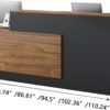 dual orthopedic office seat, butterfly seat, advanced office desk, full metallic office filing cabinet, 2-door wooden credenza