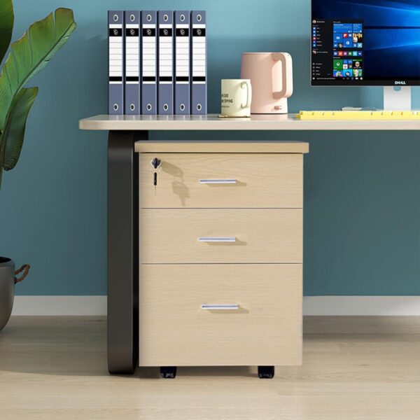15-lockers office filing cabinet, 2-door wooden credenza, swivel adjustable bar stool, mahogany office coat hanger