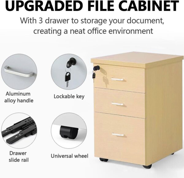 15-lockers office filing cabinet, 2-door wooden credenza, swivel adjustable bar stool, mahogany office coat hanger