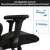 height electric adjustable office table, swivel adjustable bar stool, 9-lockers filing cabinet, glass modern coffee table, 4-way round conference table, 2-door wooden credenza