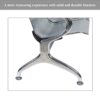 2-way office workstation, 5-seater waiting sofa, orthopedic office seat, 2-door wooden credenza, ergonomic office seat, minimalistic office desk, dual orthopedic office seat
