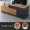 dual orthopedic office seat, butterfly seat, advanced office desk, full metallic office filing cabinet, 2-door wooden credenza