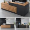 dual orthopedic office seat, butterfly seat, advanced office desk, full metallic office filing cabinet, 2-door wooden credenza