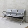 2-way office workstation, 5-seater waiting sofa, orthopedic office seat, 2-door wooden credenza, ergonomic office seat, minimalistic office desk, dual orthopedic office seat
