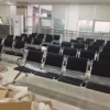 reception office desk, headrest office seat, directors executive office seat, 5-seater waiting sofa, 2-door office filing cabinet