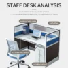 orthopedic office seat, clerical office seat, 1600mm advanced office desk, foldable training table, adjustable electric table, 3-door filing cabinet, 2-way office workstation