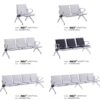 ergonomic office seat, orthopedic office seat, round dinning table, 4-way office workstation, 2-door wooden credenza, adjustable electric table, 2-way curved workstation, 5-seater waiting sofa