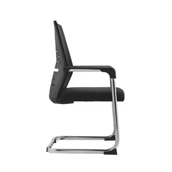 clerical office seat, 2-door wooden credenza, 3-link office waiting bench, minimalistic table, dual orthopedic office, strong mesh office seat