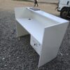 executive office seat, clerical office seat, 2-door wooden credenza, 9-lockers filing cabinet, 4-way office workstation, ergonomic office seat, orthopedic office seat, 2400mm executive boardroom table