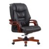 mahogany coat hanger, round eames dining table, electric adjustable table, 2-door wooden credenza, swivel office bar stool, 15-lockers filing cabinet, 1-way office workstation, executive directors office seat