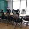 15-lockers office filing cabinet, heavy duty 3-link office waiting bench, clerical office seat, 2400mm boardroom table, mahogany office coat hanger