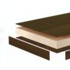executive office seat, mesh visitors office seat, 2-door mahogany filing cabinet, ergonomic office seat