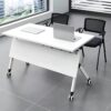 executive office seat, mesh visitors office seat, 2-door mahogany filing cabinet, ergonomic office seat