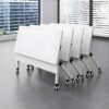 executive office seat, mesh visitors office seat, 2-door mahogany filing cabinet, ergonomic office seat