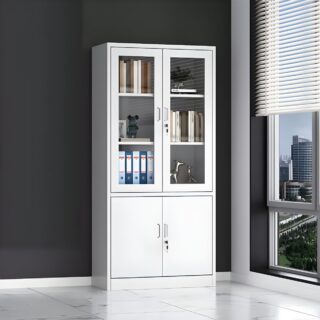 headrest office seat, 2-door filing cabinet, 9-lockers filing cabinet, height adjustable electric table, 5-seater office waiting sofa, 3-link non-padded waiting bench, round conference table