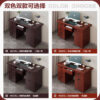 adjustable electric table, recliner executive office seat, 5-seater office waiting sofa, mahogany visitors seat, 0.6m office coffee table