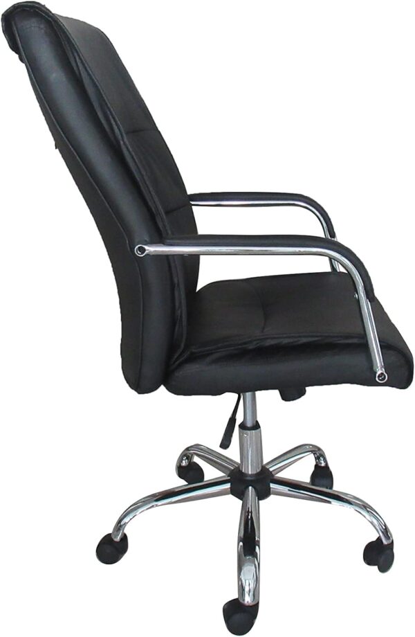directors office seat, mid-back visitors seat, 0.9m office desk, swivel adjustable bar stool, 4-way office workstation