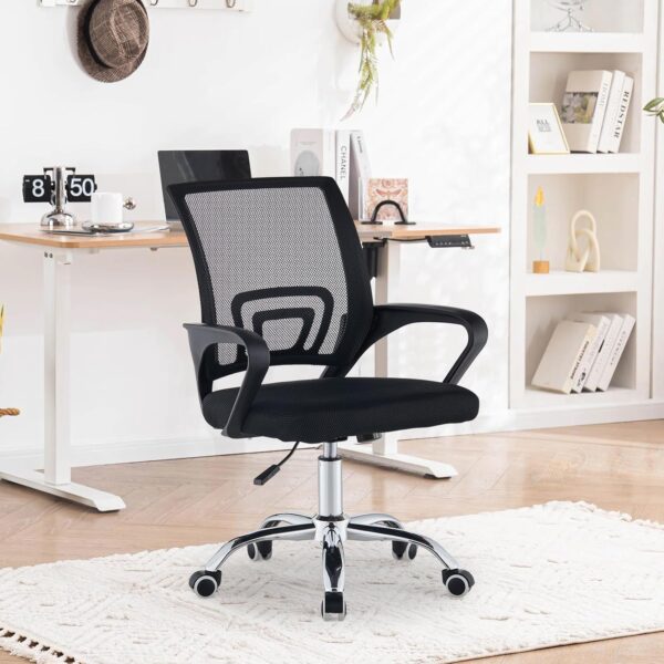 minimalistic office desk, mahogany office coat hanger, adjustable ergonomic seat, 4-link office waiting bench, 15-lockers filing cabinet