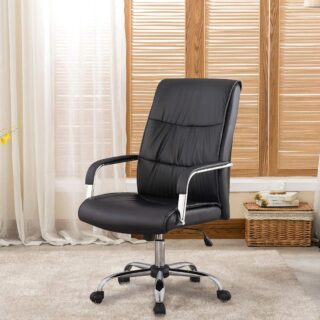 directors office seat, mid-back visitors seat, 0.9m office desk, swivel adjustable bar stool, 4-way office workstation