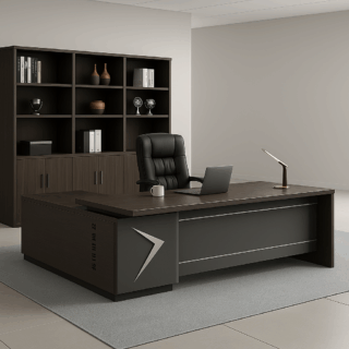 mahogany coat hanger, 3-drawers movable pedestal, 2-door wooden credenza, 1-way office workstation, conference office seat, 3m boardroom table