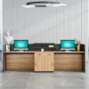 advanced desk, recliner executive office seat, 5-seater office waiting sofa, mahogany visitors seat, 0.6m office coffee table