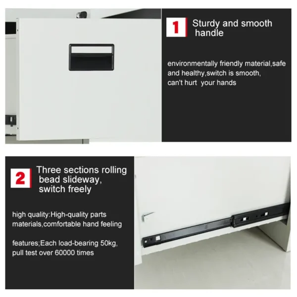 2-door filing cabinet, 9-lockers filing cabinet, height adjustable electric table, 5-seater office waiting sofa, 3-link non-padded waiting bench, round conference table