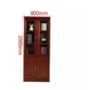 2-door wooden credenza, advanced office desk, cashier height office seat, 6-lockers filing cabinet, modern glass coffee table, 5-seater office waiting sofa