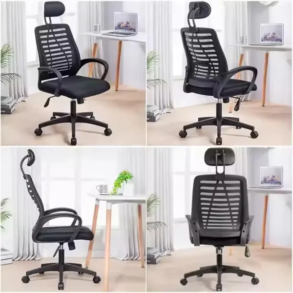 headrest office seat, 3-drawers filing cabinet, ergonomic office seat, 2-way office workstation, 3-drawers filing cabinet, clerical office seat, orthopedic office seat, 5-seater waiting sofa, 2400mm boardroom table, 2-way office workstation