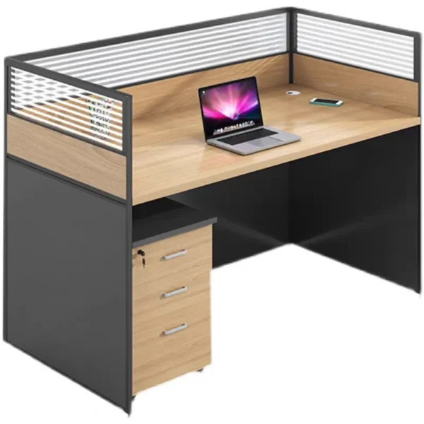 minimalistic office desk, mahogany office coat hanger, adjustable ergonomic seat, 4-link office waiting bench, 15-lockers filing cabinet