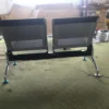 2-door office cabinet, black foldable office seat, 5-seater office waiting sofa, 1200mm coffee table, clerical office seat